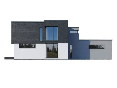 Modern house Gelly 3D model