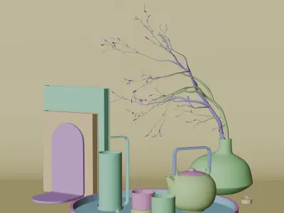 Kitchen Set 3 3D model