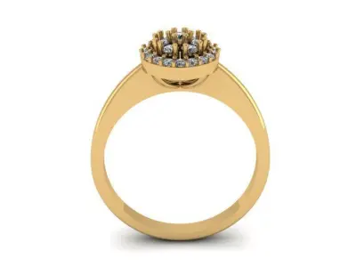 Diamond Ring 3D print model 38