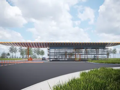 transport pavilion 3D model