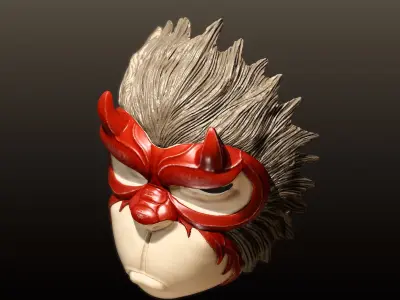 Wearable Hero Simian Monkey Mask 3D print model