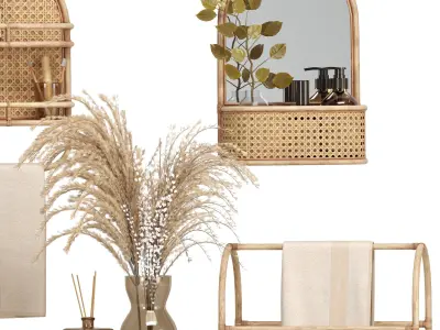 Bathroom Accessories 6 3D model