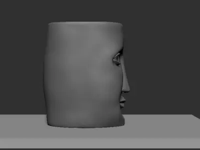 Face Side Table 3D model