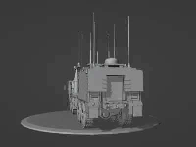 IDF Peten Vehicle 3D print model