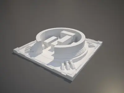 Miniature Supply Dock 3D print model