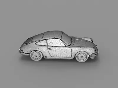 1964 Porsche 911 3D model