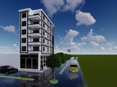 modern apartment 3D model