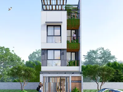 Morden Townhouse 3D model