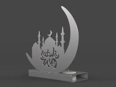 Islamic Table Decor 3D model