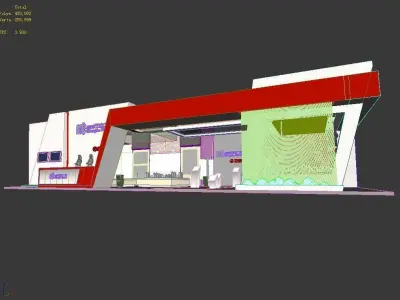 Exhibition - Area - 20X9-3DMAX2009-015 3D model