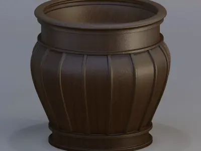 Garden urn planter53 3D model