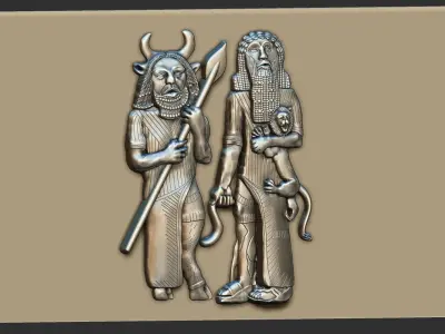 Epic of Gilgamesh 3D print model
