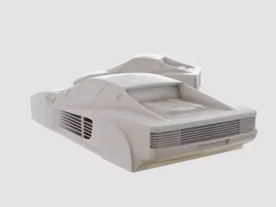 Ferrari Testarossa FIgurine - 3D Printable Model 3D print model