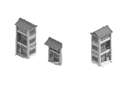 Game Mountain - Architecture - House 01 3D model