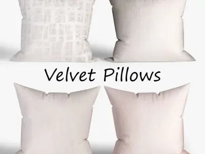 Decorative Pillows set 09   3D model