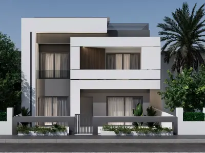 Modern House 3D model 8