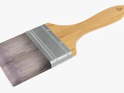 Painting brush regular 03 3D model