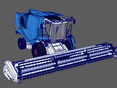 Ag Truck  Low-poly 3D model