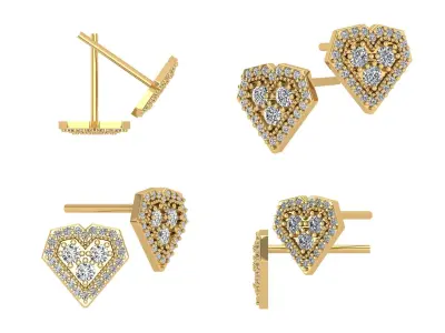 Earrings od64 3D print model