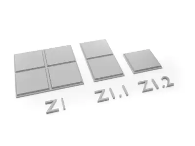 Death Star Tile Type Z Free 3D print model
