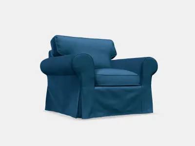 EKTORP Armchair 3 Low-poly 3D model