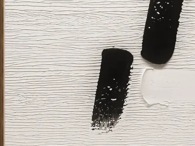 Plaster Two Photo Frame 505 Low-poly 3D model