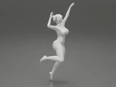 VolleyBall Girl 1 Posing 3D print model