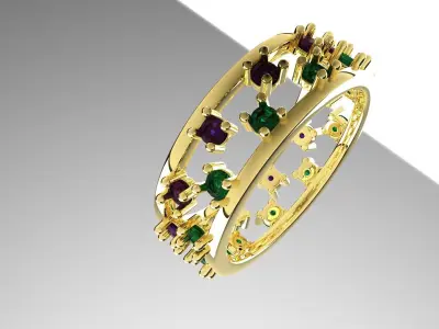 Anillo doble  3D print model
