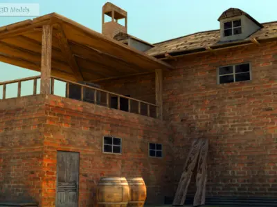 Old House Free 3D model get