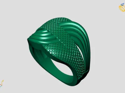 Women Plain Ring STL Models Womens Ring 3dmodels 3D print model 3D print model 7