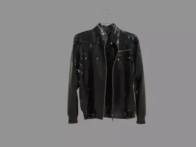 Fashion Leathet Jacket  3D model