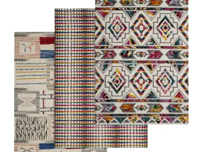 Rug Set 2076 3D model