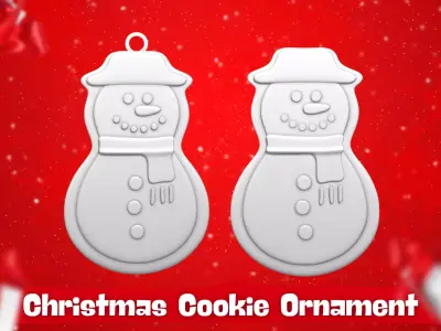 Christmas Cookie Ornament - Pendant -  Christmas Tree 1 3D print model