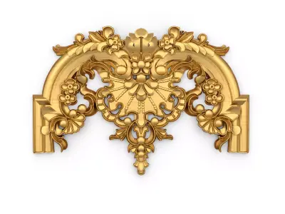 carved classic decorative ornament cnc 3d printing stl 37 3D print model