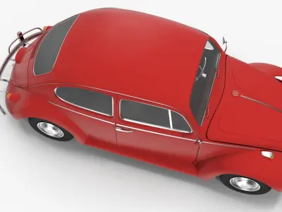 Volkswagen Fusca 3D model