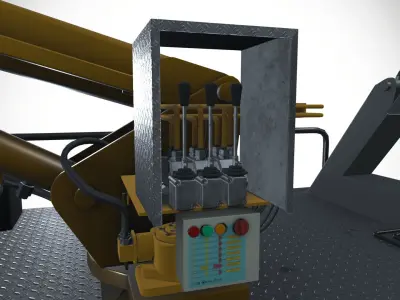 Man lift Vehicle 3D model