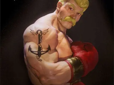 full pugilist 3D print model