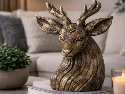 Dual Crown Stag   3D print model