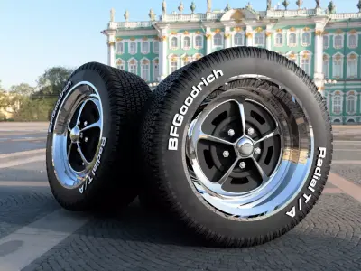 Magnum 500 plus Tires 3D print model