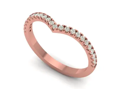 Chevron Ring 3D print model