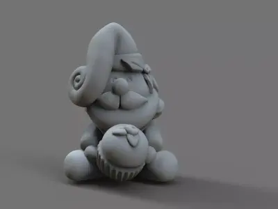 Santa Trinket Free 3D print model