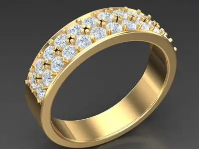 Luxury Men Rings Designs 5MR085 3D print model