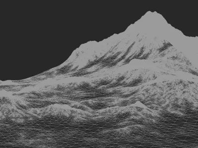 Landscape 3d model Free 3D model