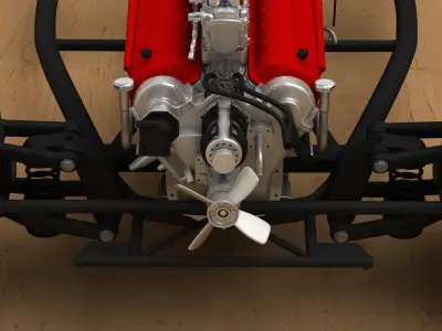 Ferrari 250 TR full 3D printable  3D print model