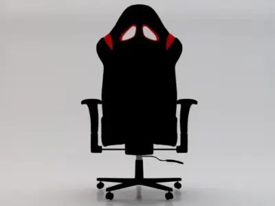 Gaming Chair 02 Low-poly 3D model