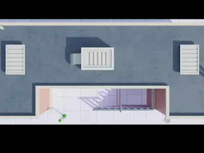 The Simpsons  cartoon House Low-poly 3D model