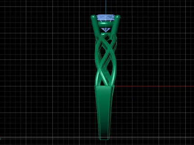 Rings for Women Womens Rings Stone Ring Ready STL 3DM Models  3D print model purchase