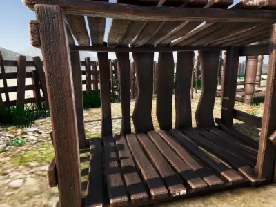 WoodWork Construction Kit Low-poly 3D model