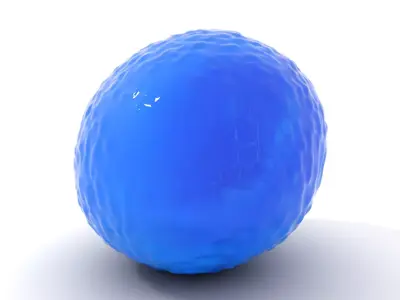 Blue Textured Sphere model pack Texture