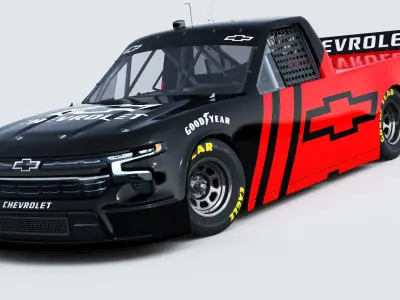 Chevrolet Silverado Nascar Trucks 2022  template 3D model